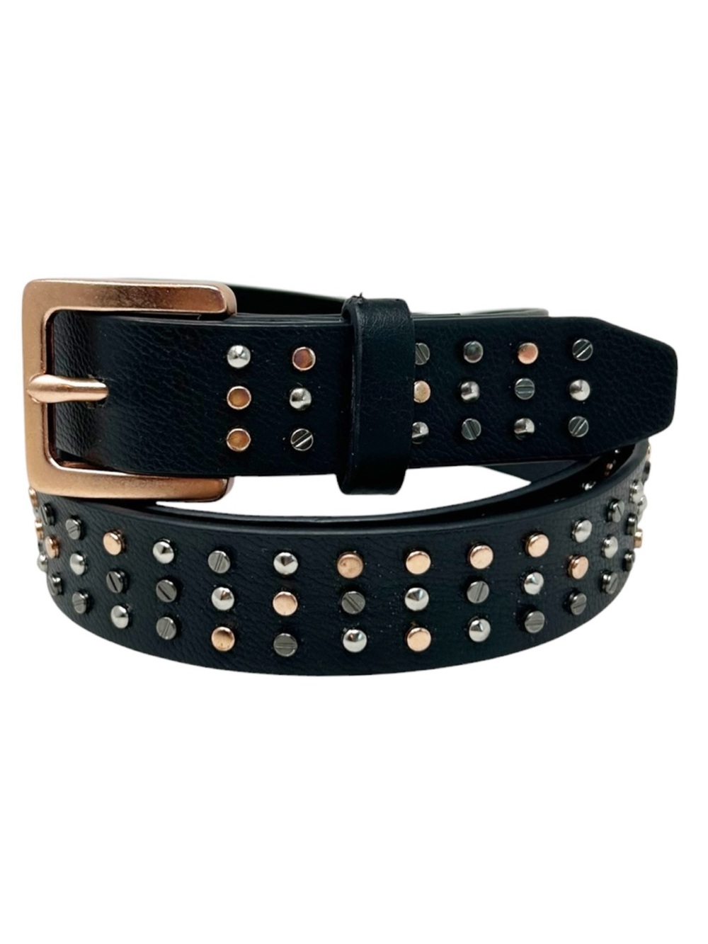 Calvin Klein Leather Studded Belt